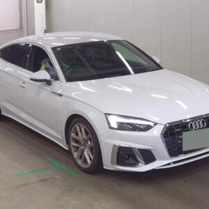 2024 Audi A5 Sportback white diesel used car Japan export