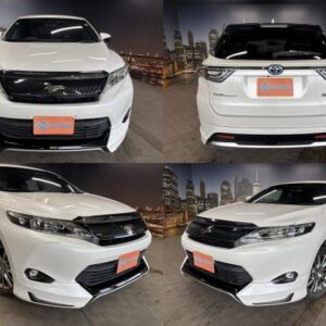 2015 Toyota Harrier Hybrid pearl gasoline used car Japan export