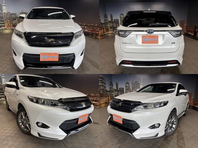 Ref:AUX-23695589 TOYOTA HARRIER HYBRID 2015 1 2015 Toyota Harrier Hybrid pearl gasoline used car Japan export
