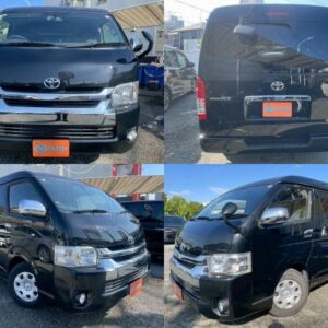 2016 Toyota Regius Ace Van black gasoline used car Japan export