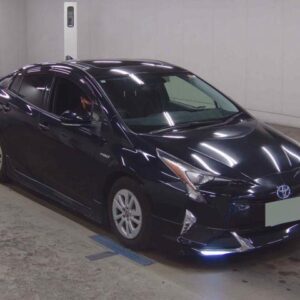 2016 Toyota Prius black gasoline used car Japan export