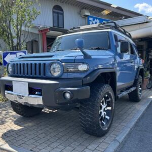 2012 Toyota Fj Cruiser blue gasoline used car Japan export