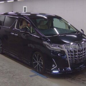 2020 Toyota Alphard black gasoline used car Japan export