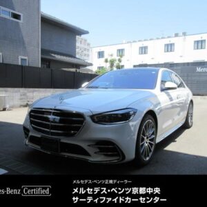 2024 Mercedes Benz S-Class white diesel used car Japan export