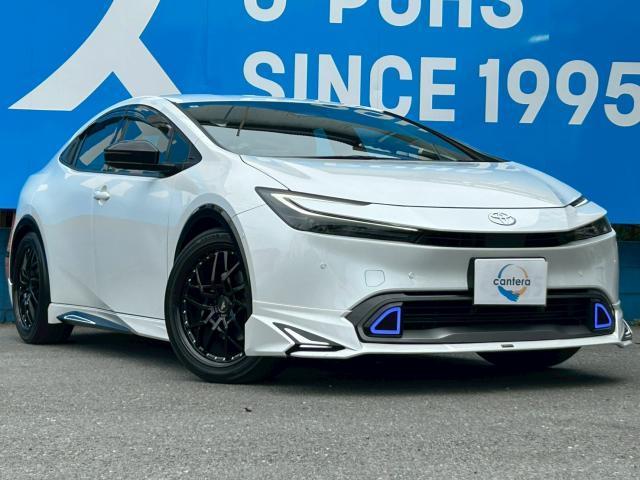 Ref:AUX-23700111 TOYOTA PRIUS 2023 1 2023 Toyota Prius pearl gasoline used car Japan export