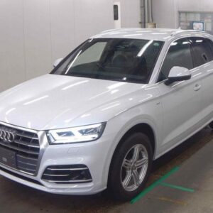 2018 Audi Q5 white gasoline used car Japan export