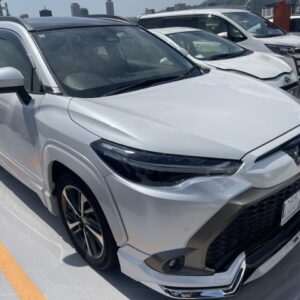 2024 Toyota Corolla Cross pearl hybrid used car Japan export