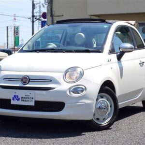 2021 Fiat 500C white gasoline used car Japan export