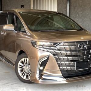 2024 Toyota Alphard gold gasoline used car Japan export