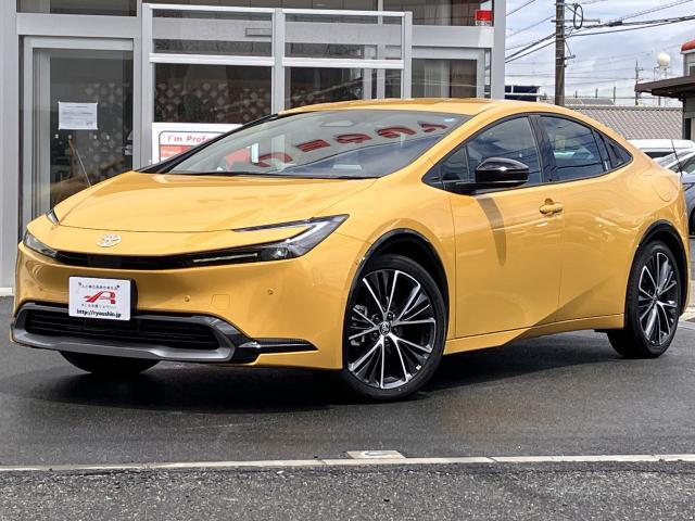 Ref:AUX-23708949 TOYOTA PRIUS 2026 1 2026 Toyota Prius yellow hybrid used car Japan export