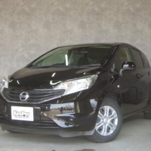 2014 Nissan Note black gasoline used car Japan export