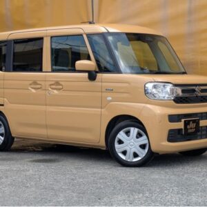 2023 Suzuki Spacia yellow hybrid used car Japan export