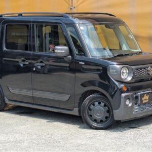 2019 Suzuki Spacia black hybrid used car Japan export