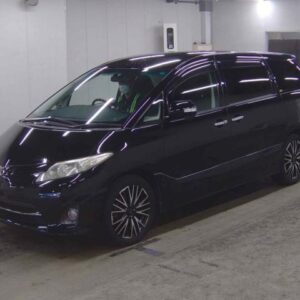 2010 Toyota Estima black gasoline used car Japan export