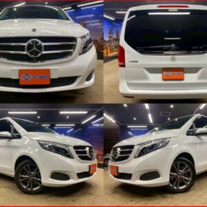 2019 Mercedes Benz V-Class white gasoline used car Japan export