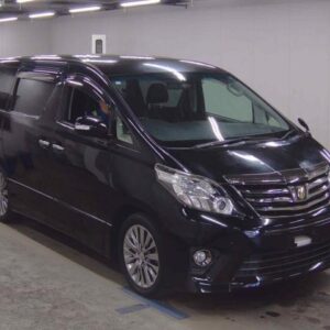 2014 Toyota Alphard black gasoline used car Japan export