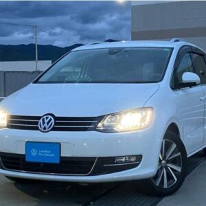 2021 Volkswagen Sharan white diesel used car Japan export