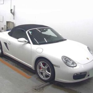 2007 Porsche Boxster white gasoline used car Japan export