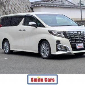 2015 Toyota Alphard white gasoline used car Japan export