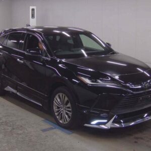 2021 Toyota Harrier black gasoline used car Japan export