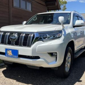 2019 Toyota Land Cruiser Prado pearl gasoline used car Japan export