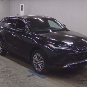 2025 Toyota Harrier Hybrid black gasoline used car Japan export
