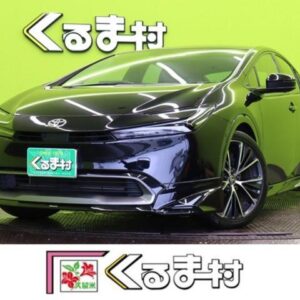 2023 Toyota Prius black hybrid used car Japan export
