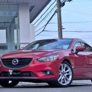 2014 Mazda Atenza Sedan red diesel used car Japan export