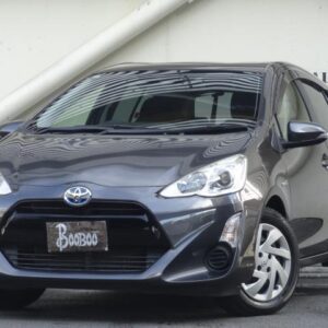 2015 Toyota Aqua gray hybrid used car Japan export
