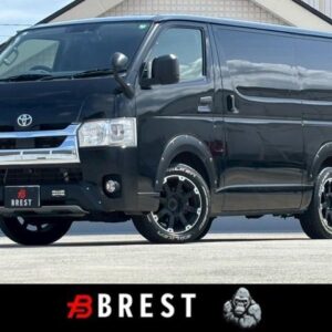 2021 Toyota Hiace Van black diesel used car Japan export