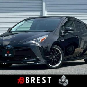 2019 Toyota Prius black hybrid used car Japan export