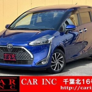 2020 Toyota Sienta blue gasoline used car Japan export