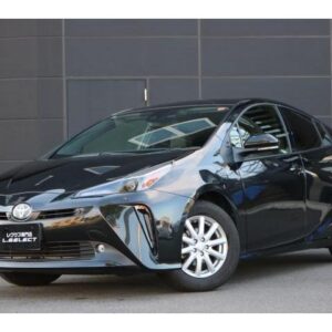 2021 Toyota Prius black hybrid used car Japan export