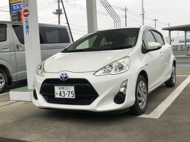 Ref:AUX-23756775 TOYOTA AQUA 2014 1 2014 Toyota Aqua pearl gasoline used car Japan export