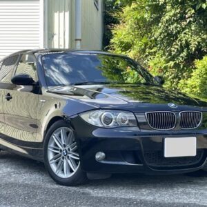 2009 Bmw 1 Series black gasoline used car Japan export