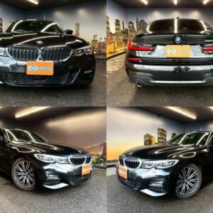 2021 Bmw 3 Series black gasoline used car Japan export
