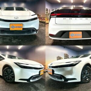 2023 Toyota Prius white gasoline used car Japan export