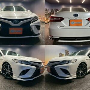 2018 Toyota Camry white gasoline used car Japan export