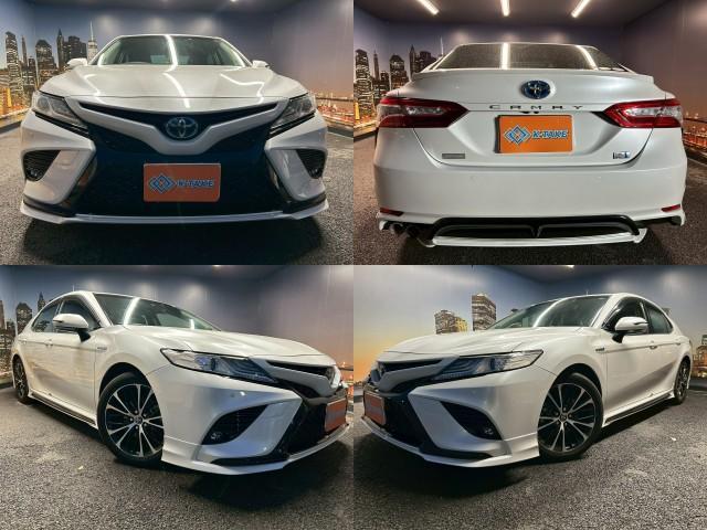 Ref:AUX-23772192 TOYOTA CAMRY 2018 1 2018 Toyota Camry white gasoline used car Japan export