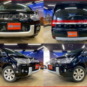 2016 Mitsubishi Delica D:5 black diesel used car Japan export