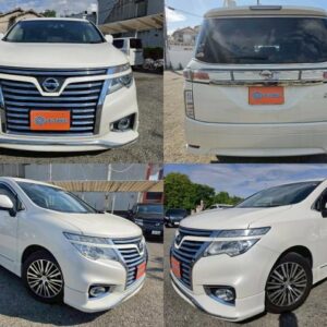 2018 Nissan Elgrand pearl gasoline used car Japan export