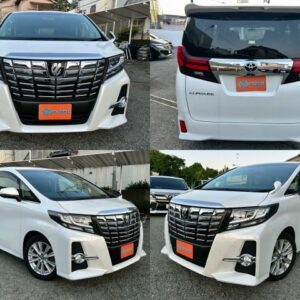 2015 Toyota Alphard pearl gasoline used car Japan export