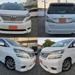 2010 Toyota Vellfire pearl gasoline used car Japan export