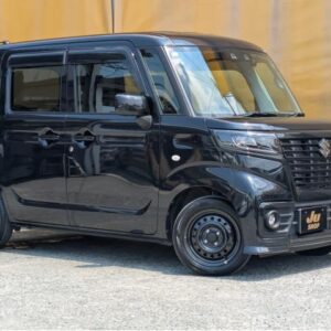 2024 Suzuki Spacia Base black gasoline used car Japan export