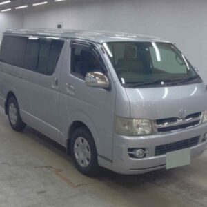 2007 Toyota Regius Ace Van silver gasoline used car Japan export