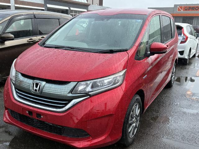 Ref:AUX-23794535 HONDA FREED HYBRID 2019 1 2019 Honda Freed Hybrid red gasoline used car Japan export