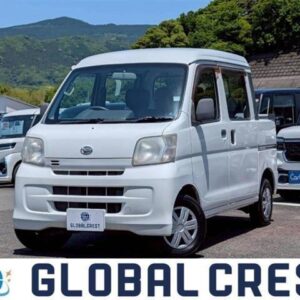 2013 Daihatsu Hijet Cargo white gasoline used car Japan export