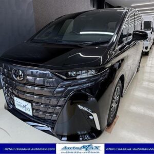 2024 Toyota Alphard Hybrid black gasoline used car Japan export