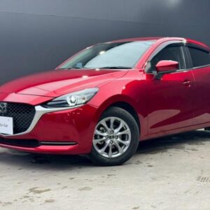 2022 Mazda Mazda2 red diesel used car Japan export