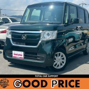 2018 Honda N-Box green gasoline used car Japan export
